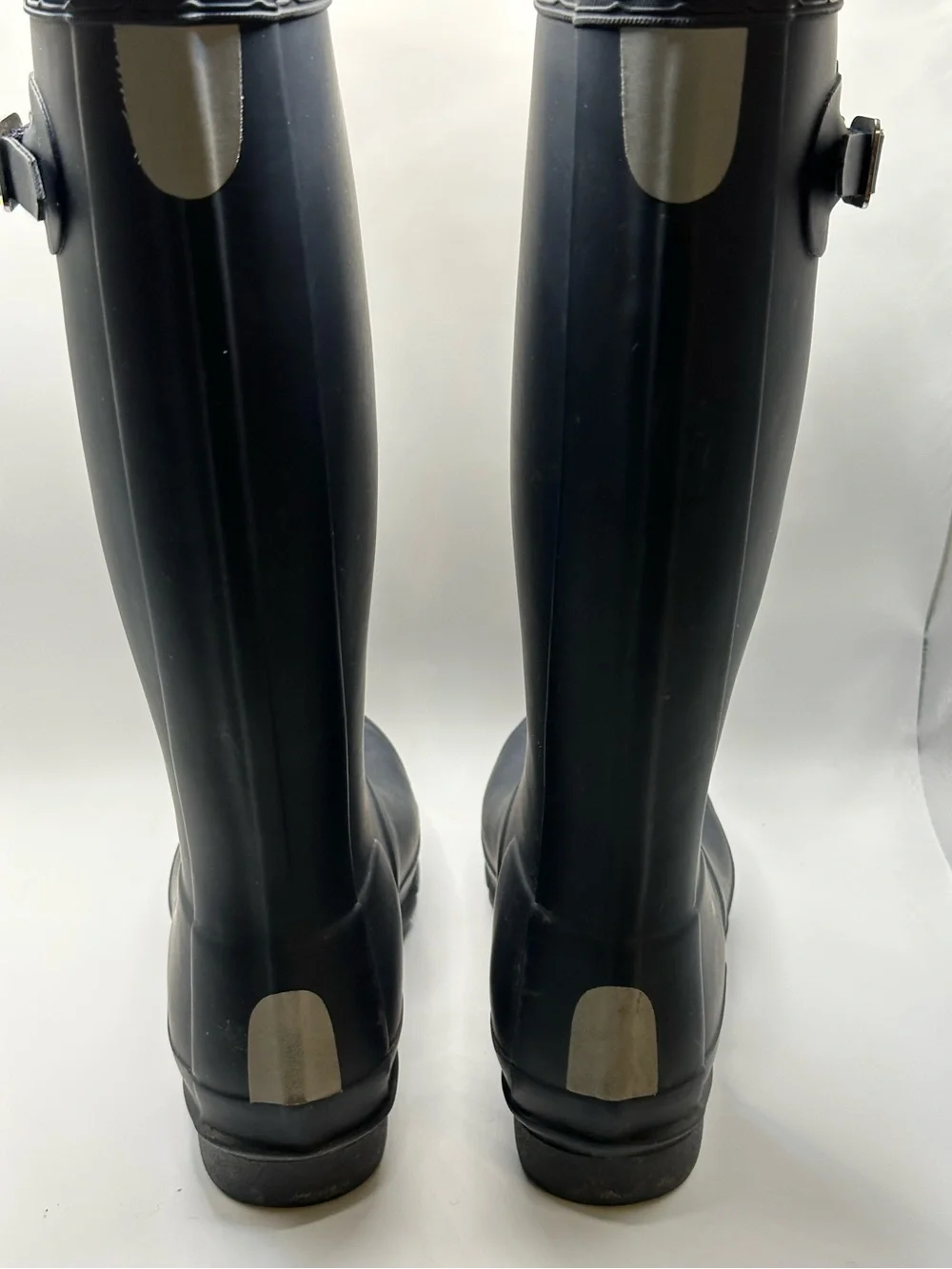 Hunter Kids Navy Tall Rain Boots with Red-Trim Logo -  Rainy Day Cuties 🌧️